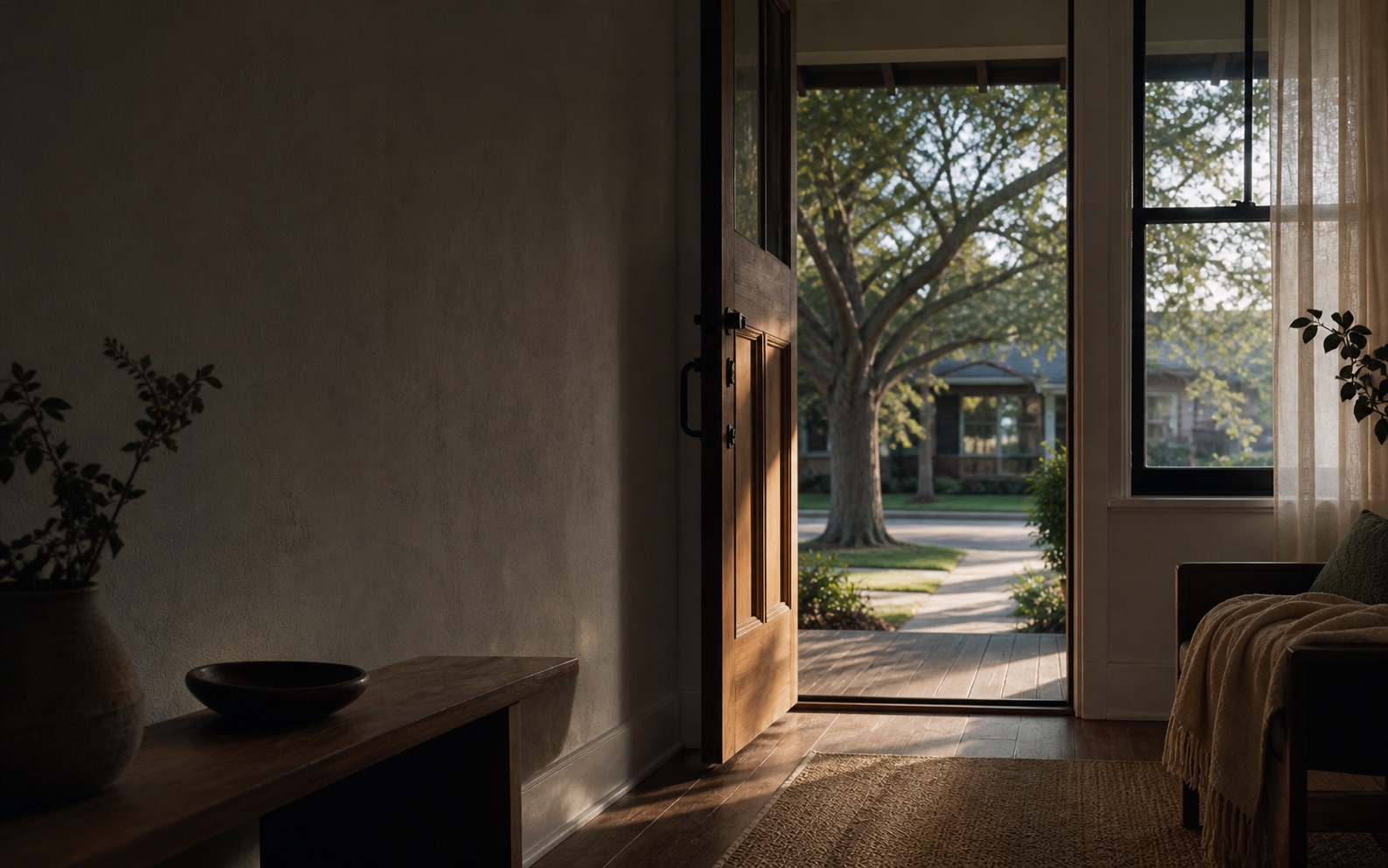 An open Houston home at the beginning of a new chapter